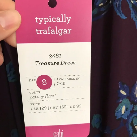NWT Cabi “typically trafalgar” dress in Wm’s sz 8 - Picture 6 of 7